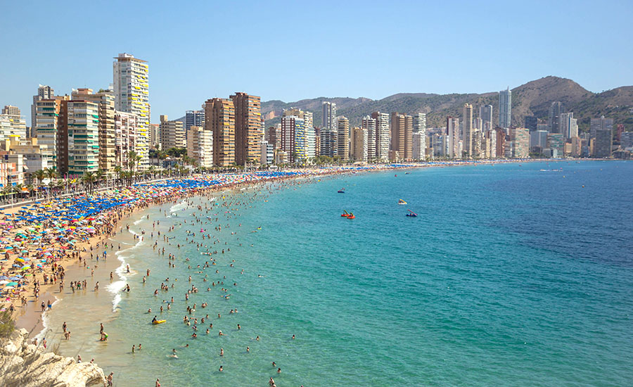 Benidorm Levante strand