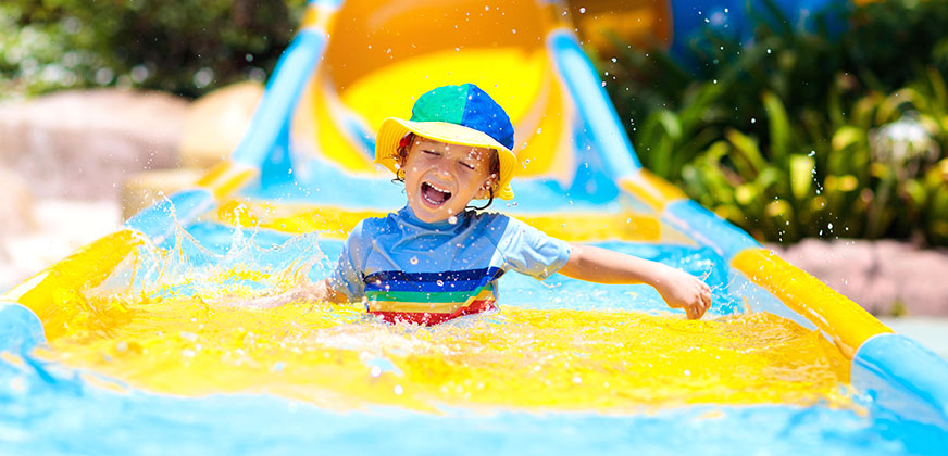 Glijbaan waterpark